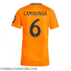 Real Madrid Eduardo Camavinga #6 Replik Auswärtstrikot Damen 2024-25 Kurzarm